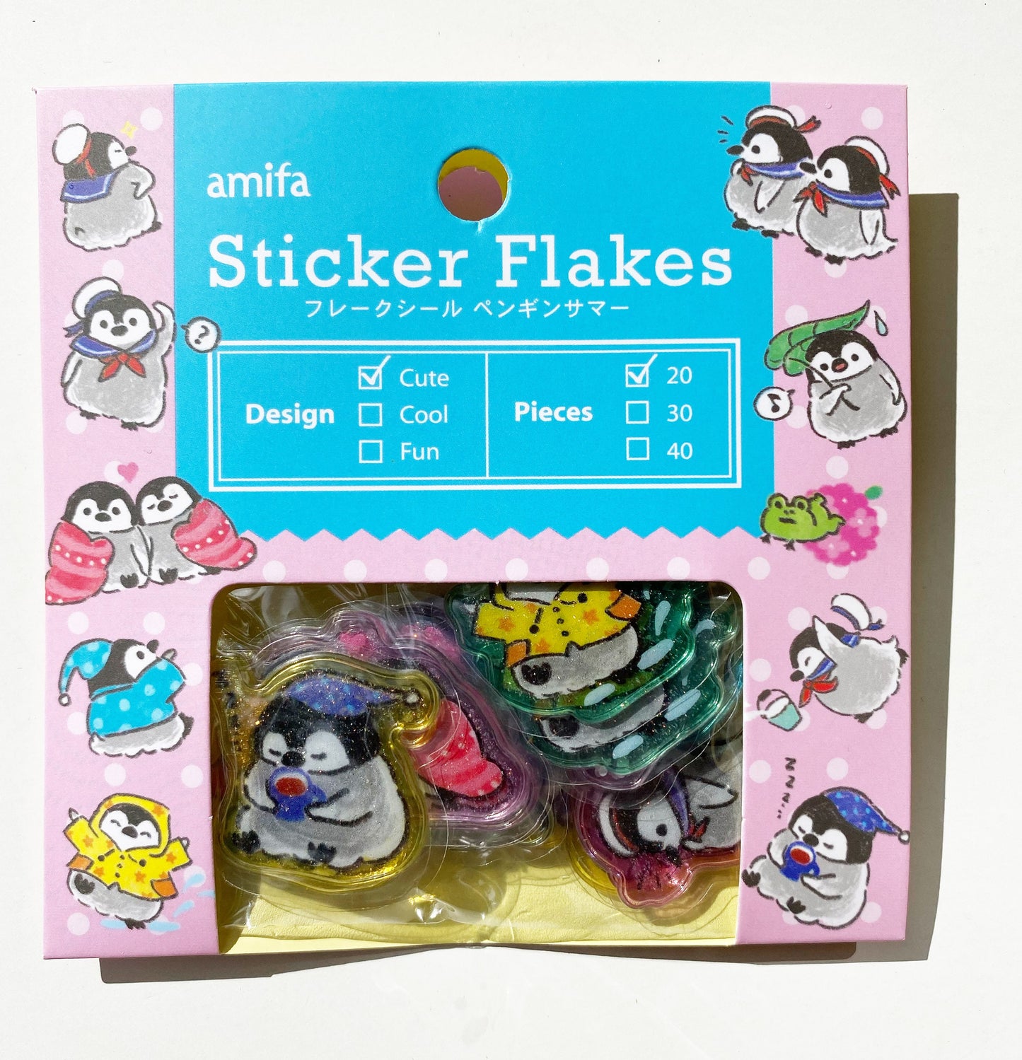 Meerjungkatzen, Eis, Pinguine, Happy , Sticker Aufkleber
