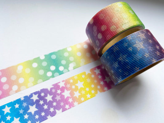 Sterne Punkte 25mm/3m Strukturband