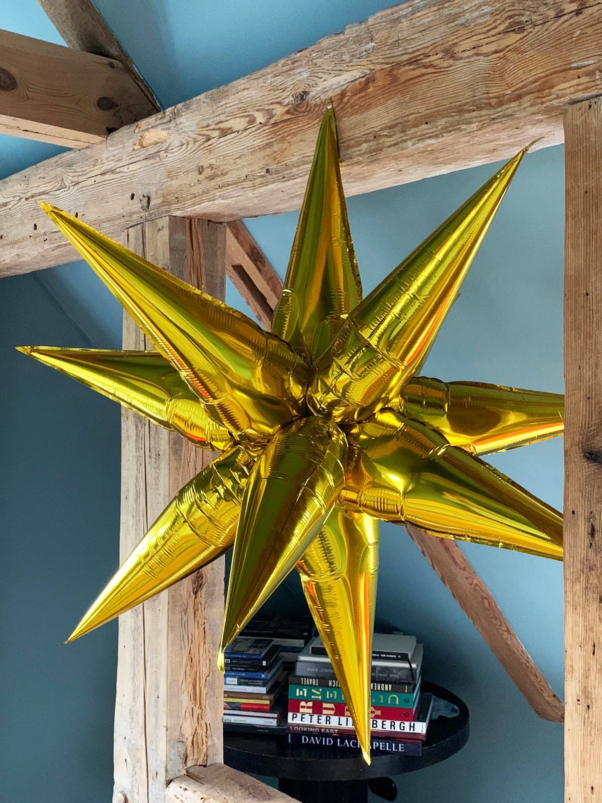 Folienballon Stern XL – Glänzende Weihnachtsdekoration