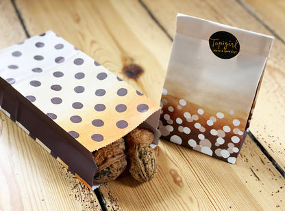 Papier Geschenktüten Punkte