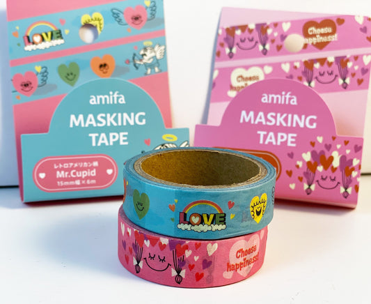 Amor Happiness, Washi Tape/Masking Tape 15mm x 6M