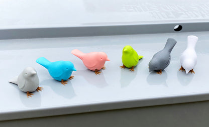 Vögel Sitzend Magnete  (Recycelter Kunstoff)