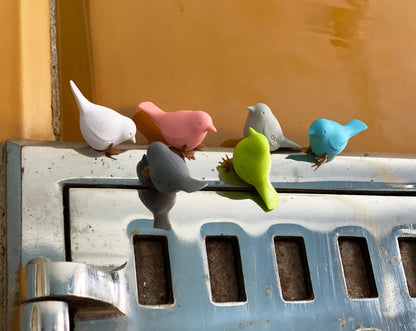 Vögel Sitzend Magnete  (Recycelter Kunstoff)