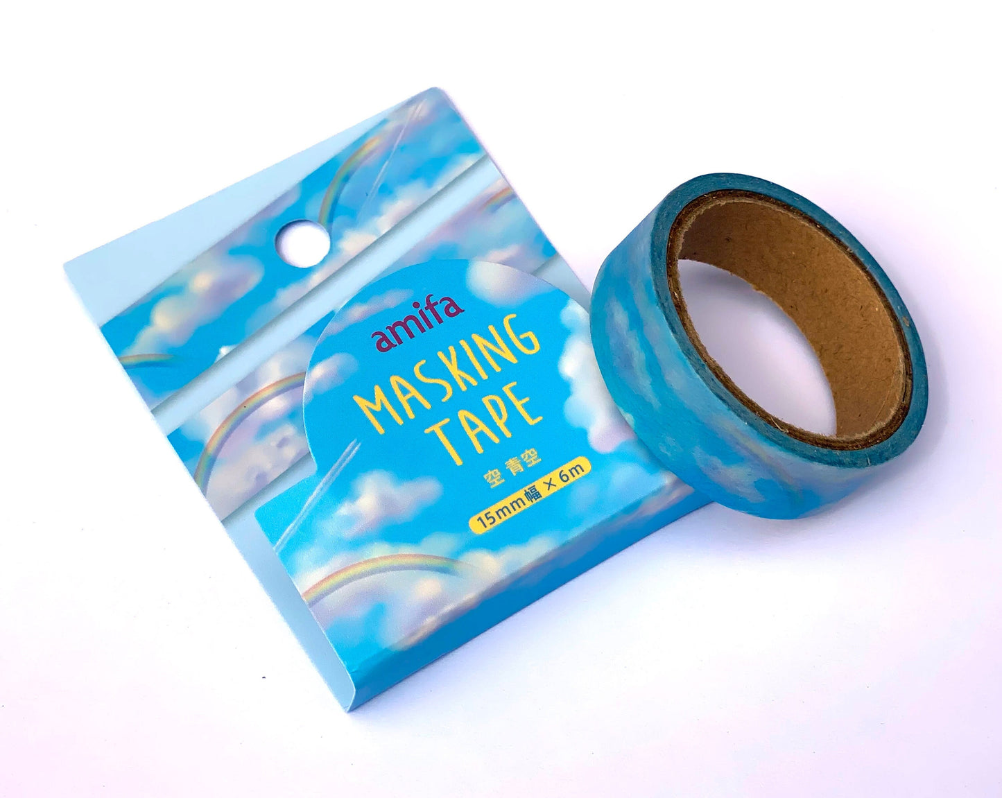 Wolken Washi Tape/Masking Tape 15mm x 6M