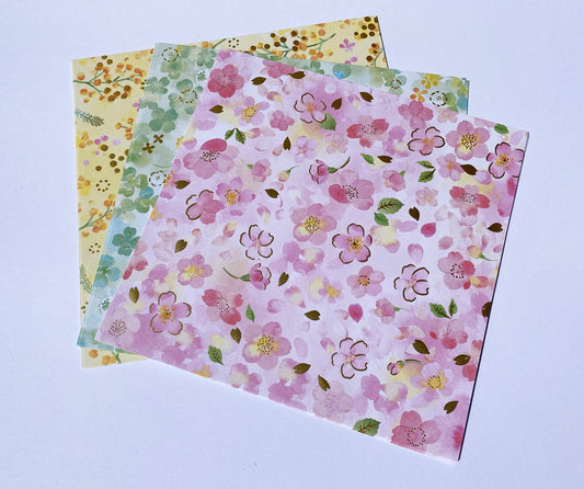 Origami Papier - Blüten