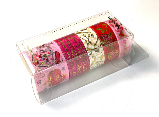 5er Set Love / Valentinstag Washi Tape