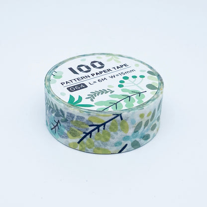 Feuerwerk,  Blätter, Blumen / Washi- Masking Tape 6 m x 15 mm