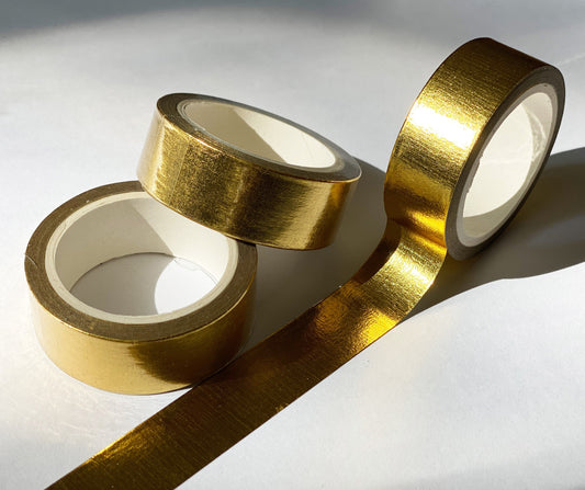 Washi Tape Goldfolie je 15 mm x 5 m