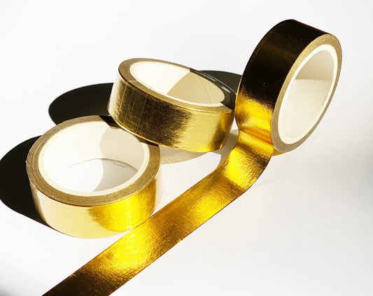 Washi Tape Goldfolie je 15 mm x 5 m